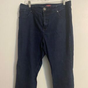 Merona 5 pocket distressed Flare jeans, size 18W